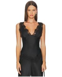 Free People - Camiseta Tirantes Encaje Elena En Color Negro Talla (También En M, S, Xl, Xs) - Lyst