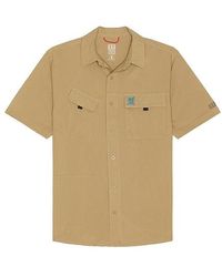 Topo - Camisa Retro En Color Bronce Talla En - Lyst