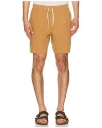 Rhythm - Textured Linen Jam Short - Lyst