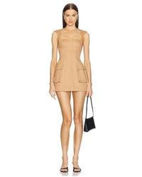 L'academie - 'Academie 'Academie Vestido Ashleigh En Color Bronce Talla En - Lyst
