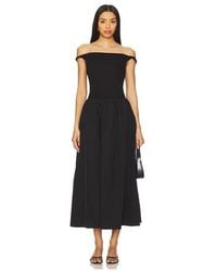 Astr - Off Shoulder Poplin Dress - Lyst