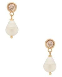 Ettika - Simple Pearl Drop Earrings - Lyst