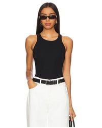ÉTERNE - High Neck Fitted Tank Top - Lyst