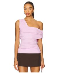 Susana Monaco - One Arm Gathered Top - Lyst