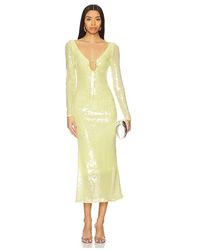 Bardot - Maxivestido Verona En Color Amarillo Talla En - Lyst