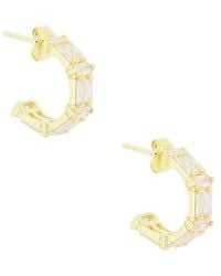 Mazin Jewels - Eclat Hoops Earring - Lyst