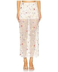 L'academie - 'Academie Loreen Midi Skirt - Lyst
