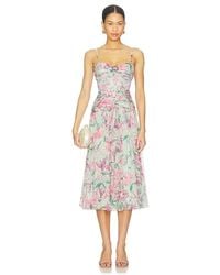 PATBO - Honey Flower Midi Dress - Lyst