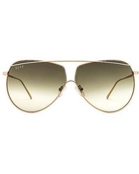 DIFF - Gafas De Sol Maeve En Color Oro Metálico Talla En - Lyst