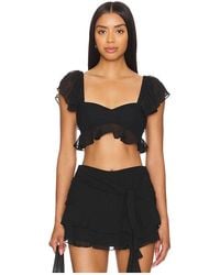 Amanda Uprichard - X Revolve Aliyah Crop Top - Lyst