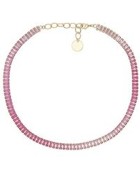 Anton Heunis - Tennis Necklace With Graffiti Effect - Lyst