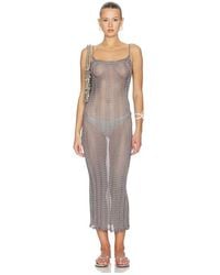 Lovers + Friends - Oliviyah Wavy Knit Midi Dress - Lyst