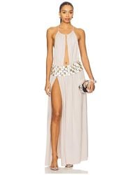 Jaded London - Plunge Maxi Belt Dress - Lyst