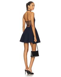 Fleur du Mal - Vestido Con Vuelo Sofia En Color Azul Marino Talla (También En M, S, Xs) - Lyst
