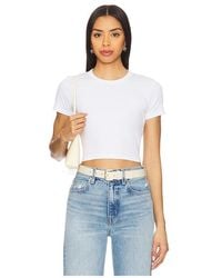Leset - Kelly Crop Slim Fit Tee - Lyst