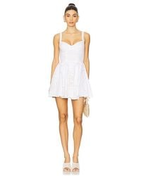 Charo Ruiz - Vestido Corto Birdie En Color Blanco Talla En Ivory Nel?M - Lyst