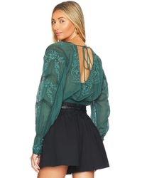 Free People Lucky トップ - グリーン