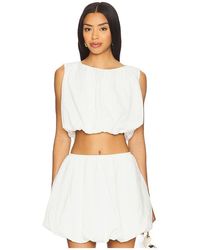 MINKPINK - Alexa Bubble Crop Top - Lyst