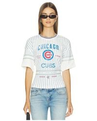 OFF SEASON - Femme Lace-Back Graphic Tee - Lyst