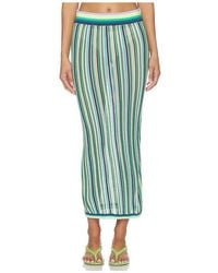 Susana Monaco - Stripe Sweater Midi Skirt - Lyst