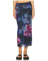 Free People - Sunset メッシュマキシスカート - Lyst