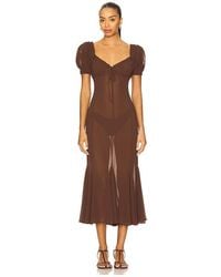 LPA - Davina Midi Dress - Lyst