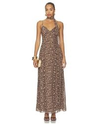 superdown - Vestido Marleigh En Color Marrón Talla (También En M, S, Xs, Xxs) - Lyst
