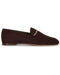 MARIA LUCA - Ortensia Suede Loafer - Lyst
