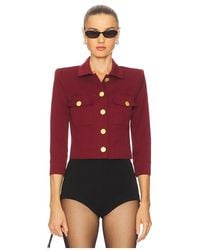L'Agence - Kumi Cropped Fitted Jacket - Lyst