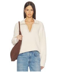 SRG - Dae Contrast Polo Sweater - Lyst