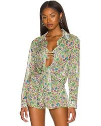 Lovers + Friends - CHEMISE GROOVY - Lyst