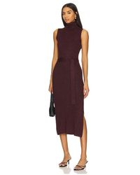 PAIGE - Rib Zoelle Dress - Lyst