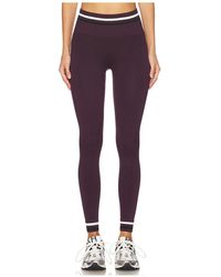 The Upside - Leggings Midi Form Seamless En Color Morado Talla En - Lyst