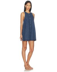 Agolde - Minivestido Harriet En Color Azul Talla (También En Xs, S, M) - Lyst