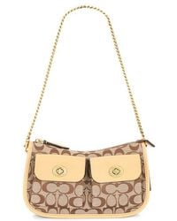 COACH - Originals Sateen Signature Jacquard Twin Turnlock Waverly Shoulder Bag - Lyst