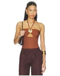 PATBO - Cora Knit Bodysuit - Lyst