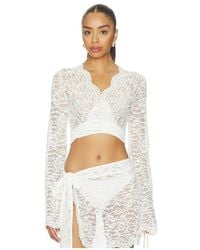 Away That Day - X Gigi & Palm Island Lace Top - Lyst