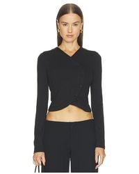 superdown - Ramona Wrap Front Top - Lyst
