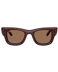 Ray-Ban - Wayfarer Puffer Square Sunglasses - Lyst