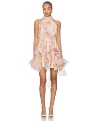 Curaae by Elliatt - Thea Ruffle Mini Dress - Lyst