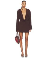 SNDY'S - X Revolve Yolonda Long Sleeve Mini Dress - Lyst