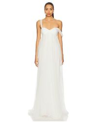 Aniye Records - Vestido Envolvente Crissy En Color Blanco Talla (También En Xs) - Lyst