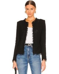 IRO - Chaqueta Shavani En Color Negro Talla (También En 40/6, 44) - Lyst