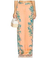 Hemant & Nandita - Straight Pants With Buckle Belt - Lyst