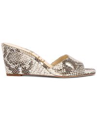 Sam Edelman Танкетка Tesma В Цвете Truffle Multi Snake - Естественный