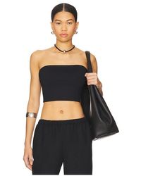 Susana Monaco - Top Corto En Color Negro Talla (También En Xs, S, M, Xl) - Lyst