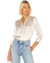 L'Agence - 'Agence Blusa Dani En Color Ivory Talla (También En M, S, Xl, Xs) - Lyst