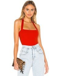 superdown - Reece Halter Bodysuit - Lyst
