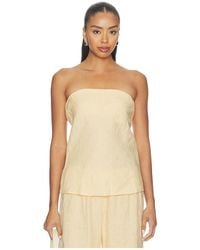 DONNI. - The Linen Tube Top - Lyst