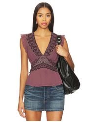 Free People - Tank-Top Mit Perlenverzierung Dream On - Lyst